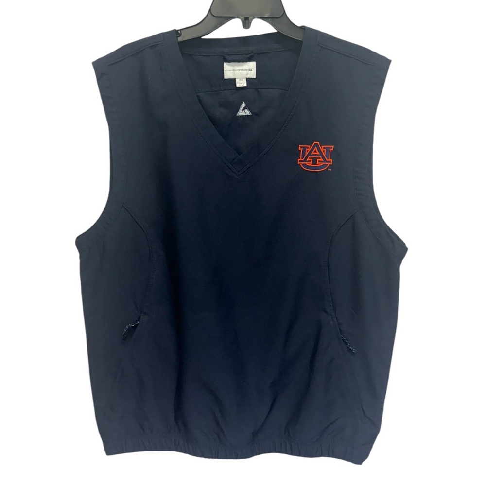 Cutter & Buck Navy Auburn University Pullover Vest Size Medium